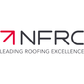 NFRC logo featuring the text Leading Roofing Excellence with a red arrow symbol representing guidance in roof standards for 6 key elements of quality